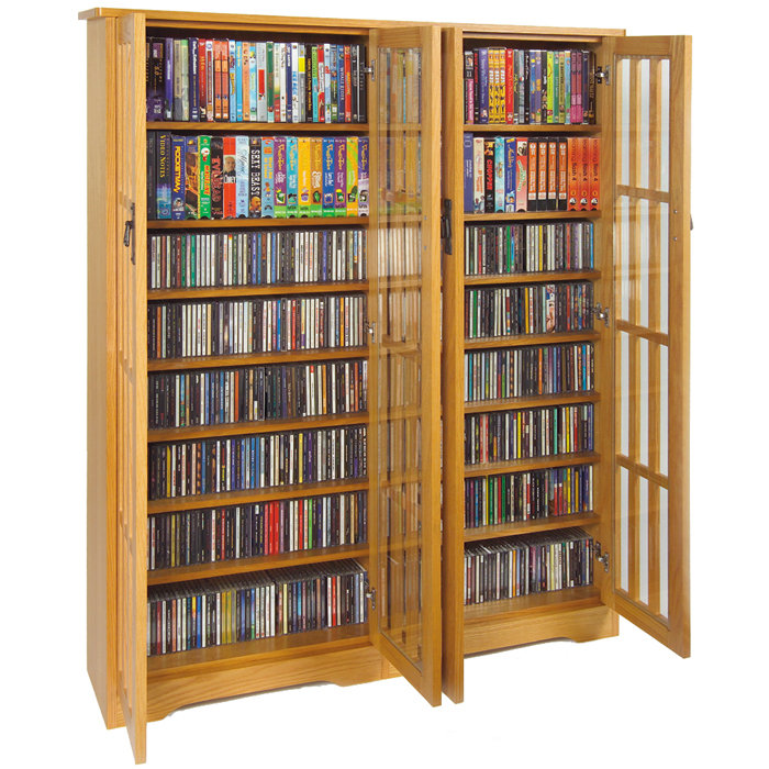 Armoire multimédia, Chêne