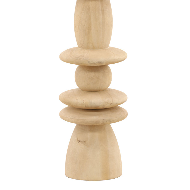 Lampe sur pied Bellerose brun naturel