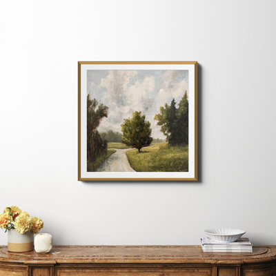 «Around The Bend» encadré par Miss Mustard Seed, peinture