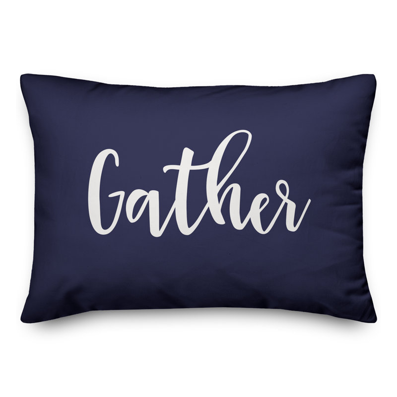  Coussin Gather, Bleu marine
