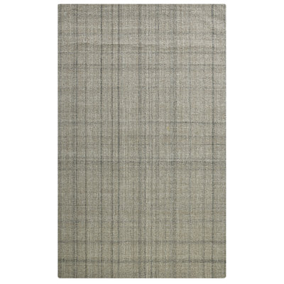 Hand Tufted Wool Plaid Indoor Rug