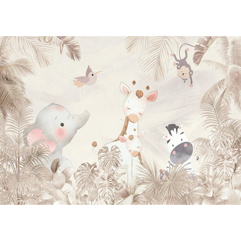 Superfresco Easy Circle of Life Print To Order Mural, 400cm L x 280cm W, Beige