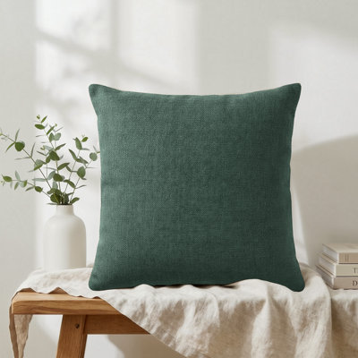 Ensemble de 4 housses de coussin en chenille ultra-douces