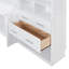 Grand lit escamotable mural avec placard, tiroirs et tablettes, grand lit (vieux sku: LP000384AAK)
