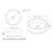 16" Ceramic Circular Vessel Bathroom Sink-70755713
