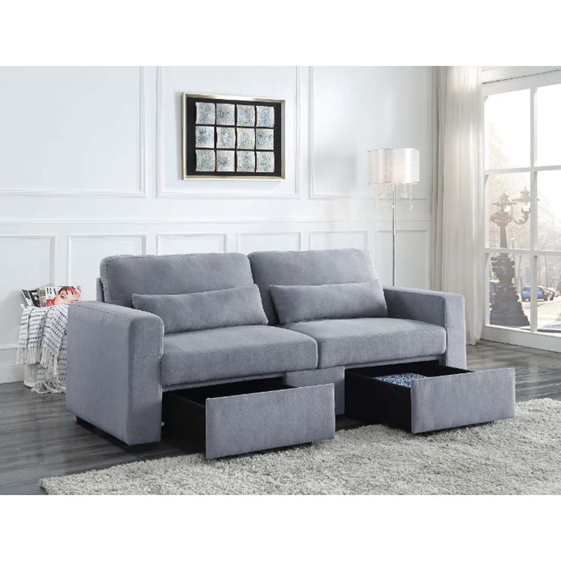 Colson Sofa Gray Linen