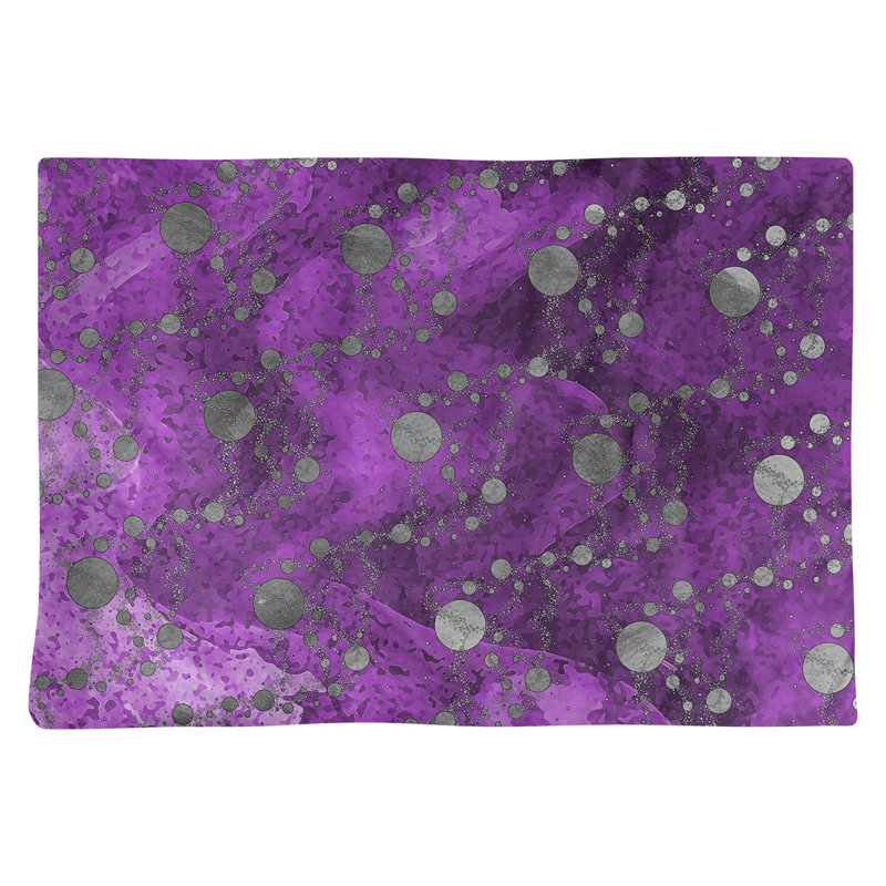Katelyn Elizabeth Cotton Abstract Rectangle Placemat, Violet