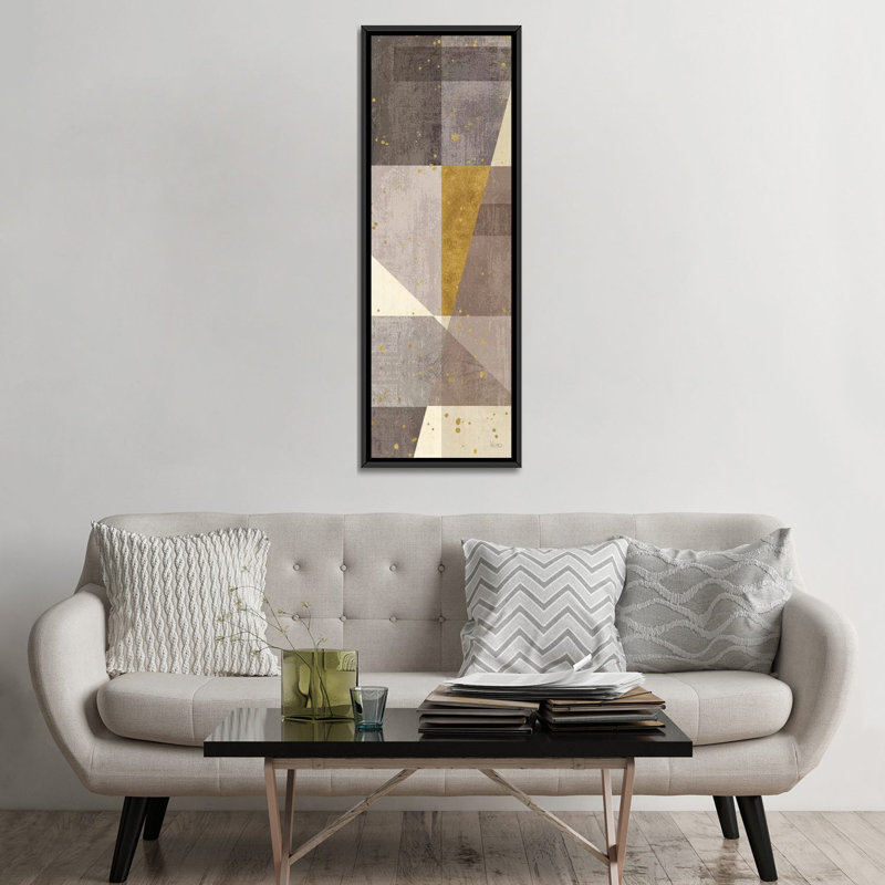 « framework iii », impression sur toile, H 36 po x l 12 po x P 1,5 po, Cadre noir