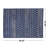 Navy Ivory Rectangle Polypropylene 5'3"x7' Rug