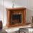 Cardona Electric Fireplace With Faux Marble