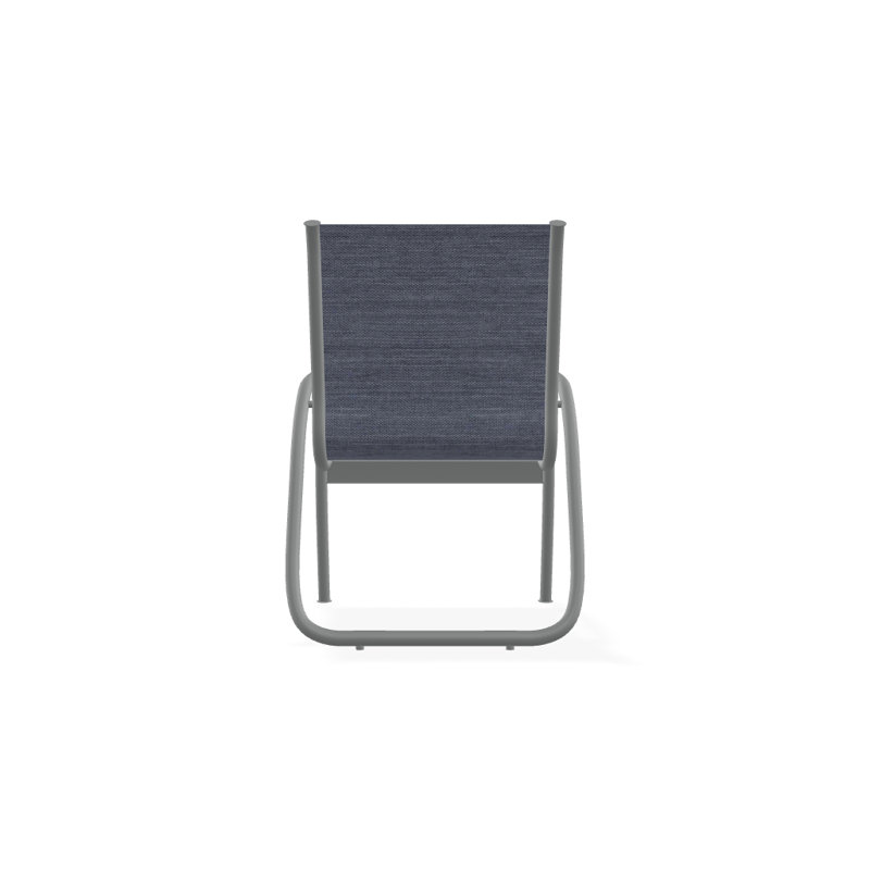 Fauteuil de patio Gardenella, Graphite texturé, Denim Augustine