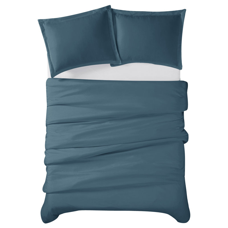 Cannon Heritage Duvet Cover Set, Twin XL Duvet Cover + 1 Sham, Dark Blue