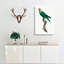 Parrot by F. Levaillant - Wrapped Canvas-55323098