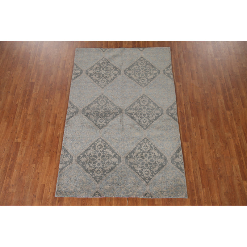 Tapis géométrique indien 5 x 8