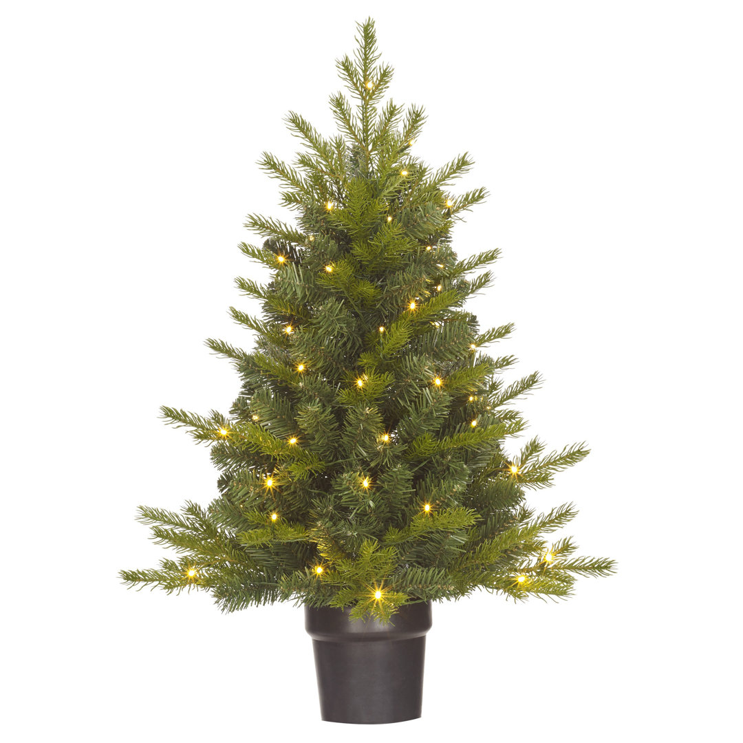 Künstlicher Weihnachtsbaum Grün mit 40 Leuchten