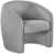 Grey Boucle Fabric selected