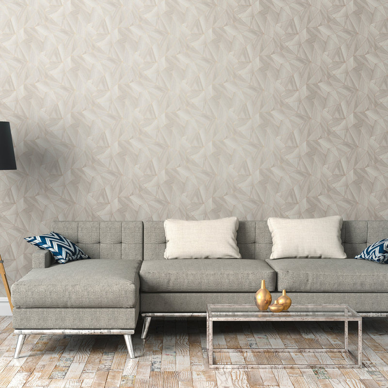 33cmm x 33cm Matte Wallpaper Roll, Beige