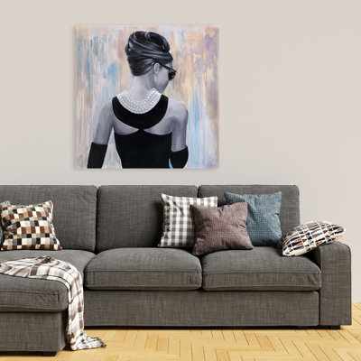 « audrey hepburn »-impression sur toile tendue