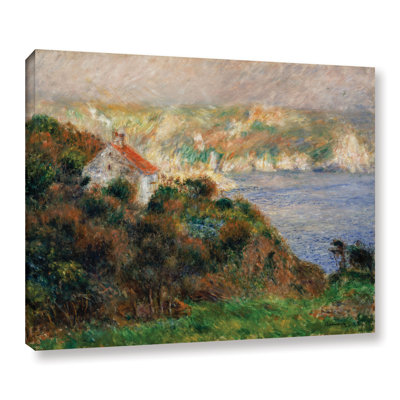 « brouillard à guernesey, 1883 » par pierre-auguste renoir, reproduction d’art sur toile tendue