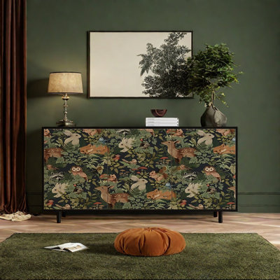French Retro Accent Cabinet