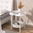 Small Coffee Table,Flower Shaped Desktop Tea Table,Minimalist Display Coffee Table with 2-Tier