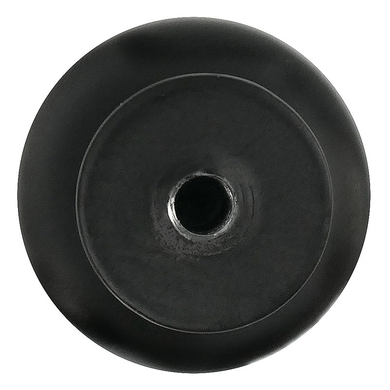 Poignée ronde de 7/8 po de diamètre, Noir mat