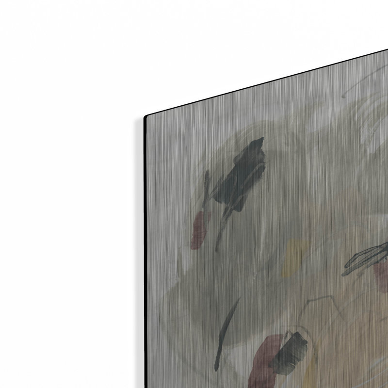  «Earthen Sketch 2» par June Erica Vess, art mural en métal, 16 po x 12 po, H 12 po x l 16 po