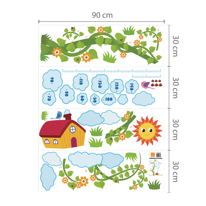 Plants & Flowers Non-Wall Damaging Wall Decal
