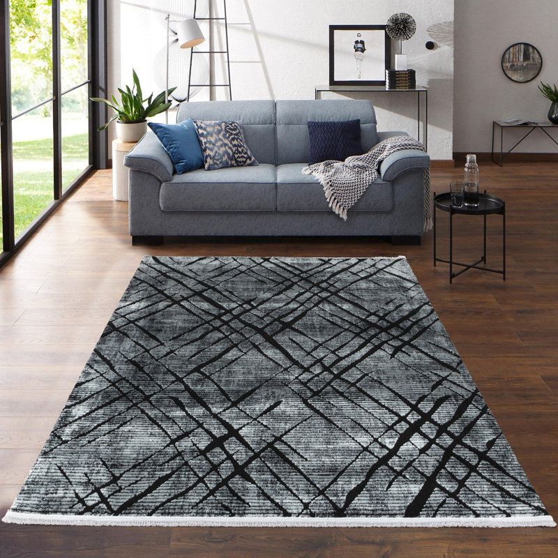 Geometric Area Rug, Rectangle 200 x 290cm