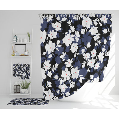 Nechy Polyester Shower Curtain Set