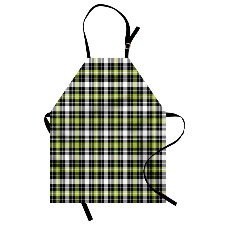 Tablier à carreaux écossais