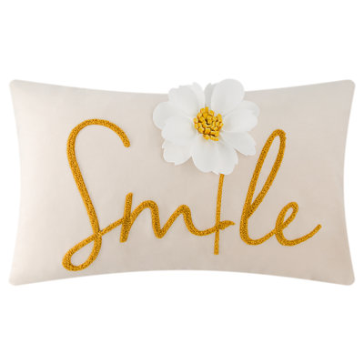 Housse de coussin en velours brodé 