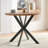 Round Metal Base Dining Table