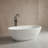 55'' x 30.71'' Freestanding Soaking Solid Surface Bathtub