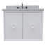 Ensemble de meuble-lavabo mural simple 31 po Crumley-27808933