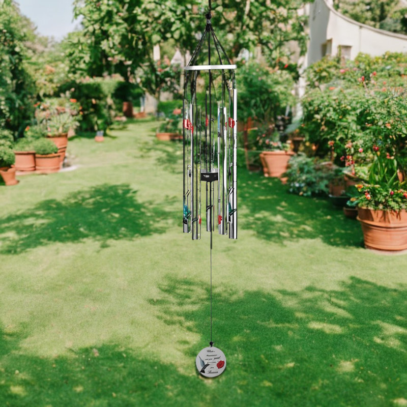 Carillon de tube estampé 36 po Long Hummingbird