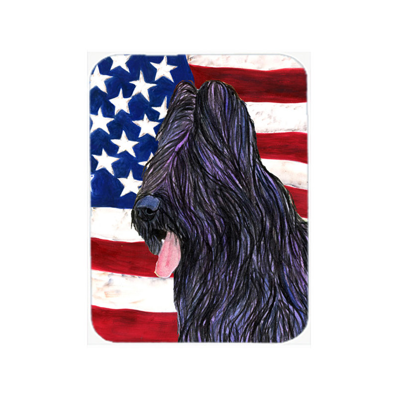 Planche à découper trinx American American Flag avec verre Briard