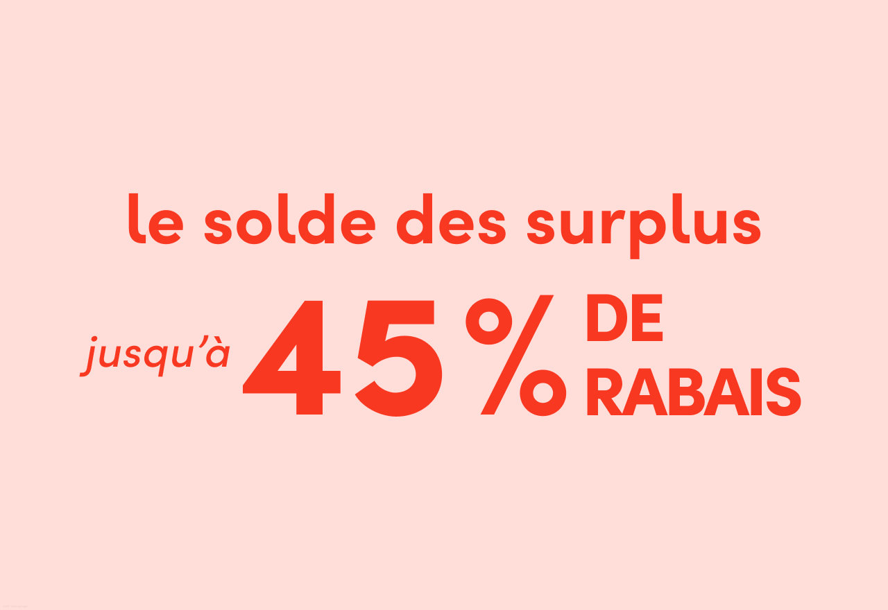 le solde des surplus en solde
