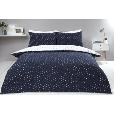 Fet Polyester Dots Duvet Cover Set with Pillowcases Included