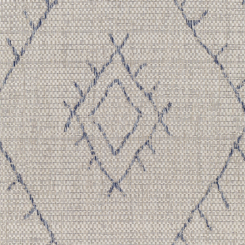 Tapis d'intérieur / extérieur tissé à la machine Mendota, Rond 7 pi 10 po
