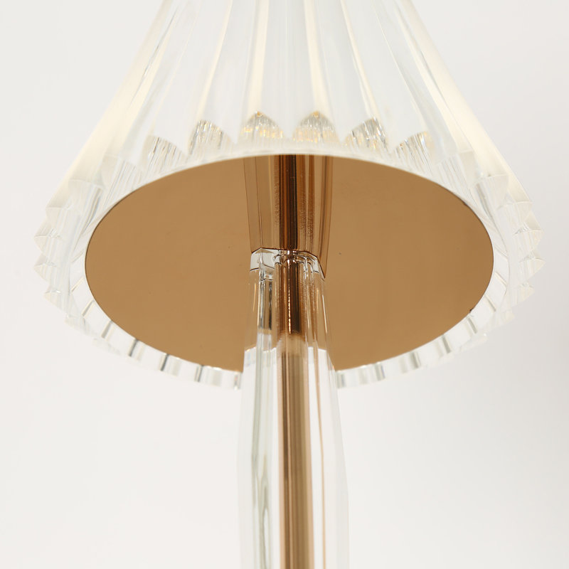 Iron Desk Table Lamp, White, 12.8" H x 4.7" W x 4.7" D