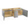Jute Tones 60" Vanity Base Only 2 Sink Bathroom Vanity Base Only Base