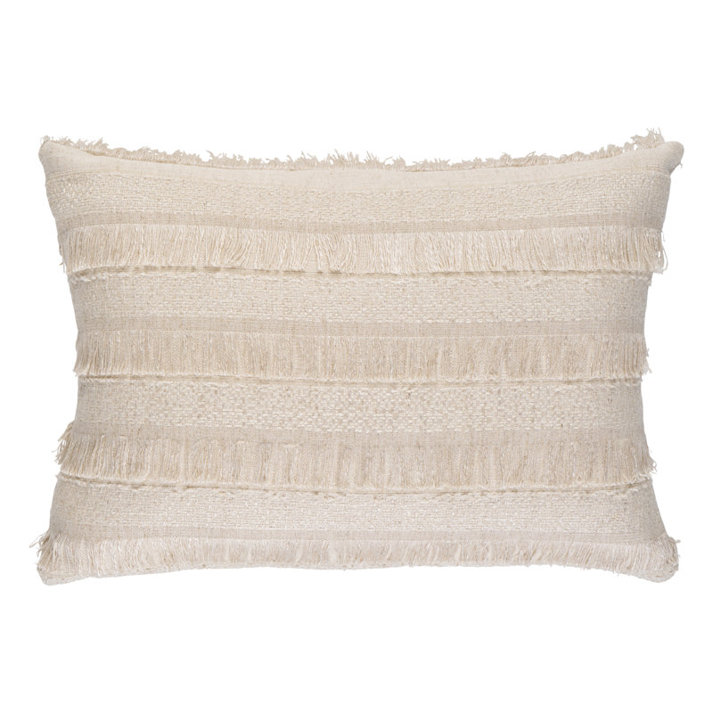 Acadia Pillow, Greige, 20" x 14"
