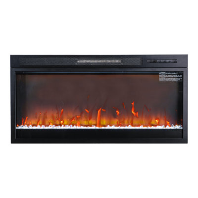 Mamanbai 36'' W Electric Fireplace