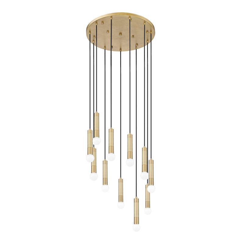 Lustre Lipman, Doré, 11 lumières