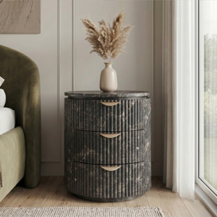 Table de chevet 3 tiroirs Modern