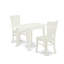 L'ensemble 5 pièces de table et chaises de cuisine comprend une table de salle à manger rectangulaire avec Dropleaf et 4 chaises rembourrées en tissu de lin, chêne-1012328561-971727167-960835943