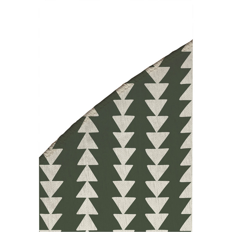 Tapis d'extérieur antidérapant Tribal Arrows, Rond 5 pi