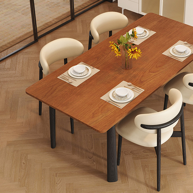 New solid wood rectangular dining table, 29.52"H x 62.99"L x 31.49"W 