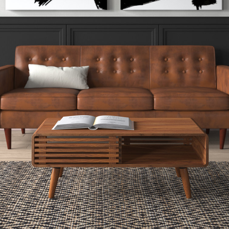 Bria 4 Legs Coffee Table with Storage